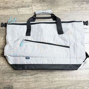 Bagsmart Light Gray Canvas Weekender Tote Bag - NWOT Comes with extras